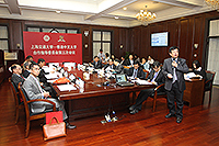 Representatives of CUHK and SJTU witness the establishment of the Joint Research Center on Medical Robotics